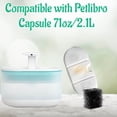 thumbnail image 4 of 8 Pack Replacement Cat Water Fountain Filters with 8 Sponges Compatible with PETLIBRO Capsule Pet Fountain: PLWF002, 71oz/2.1L for Ultra Quiet Pet Water Fountain, 4 of 7