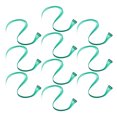 thumbnail image 3 of Miangastore 10 Pcs Extensions de Cheveux Synthétiques à Clipser Colorées (Vert), 3 of 8