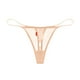 thumbnail image 2 of Gibobby Panty sexy Ajuste Mujeres Imprimir Sexy Malla bordada Tanga transparente Bragas T Pantalones Cintura Ropa interior talla grande（Beige， M), 2 of 4