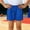 Blue, variant on Liyamei Boys Training Shorts with Elastic Waist for Basketball Running Size 4-14,Black
