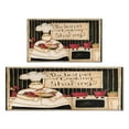 thumbnail image 1 of Coffee Vintage Chef Kitchen Pattern Kitchen Mats Set Of 2,Kitchen Rugs Mats with Dirty Resistance,washable,Non-Slip,kitchen Rugs and Mats 17.7x24+17.7x48inch, 1 of 7