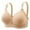 Beige, variant on SMihono Fashion Push Up Bras for Women Plus Size Comfort Breathable Bra Wirefree Bra Full Coverage Everyday Bras with Support Lift Black 40