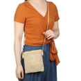 thumbnail image 1 of Sac à Bandoulière pour Femmes Sac à Main Mini en Paille Tissée Douce pour l'Été Plage, 1 of 9