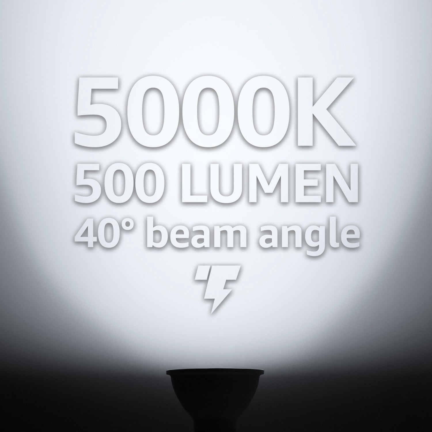 24 Pack MR16 GU10 LED Light Bulb, Dimmable 6.5W (50W Equivalent), UL-Listed, 5000K Daylight