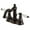 Oil Rubbed Bronze, variant on Kingston Brass FSC1608APL American Patriot Double-Handle 4" Centerset Bathroom Faucet with Brass Pop-Up, Brushed Nickel