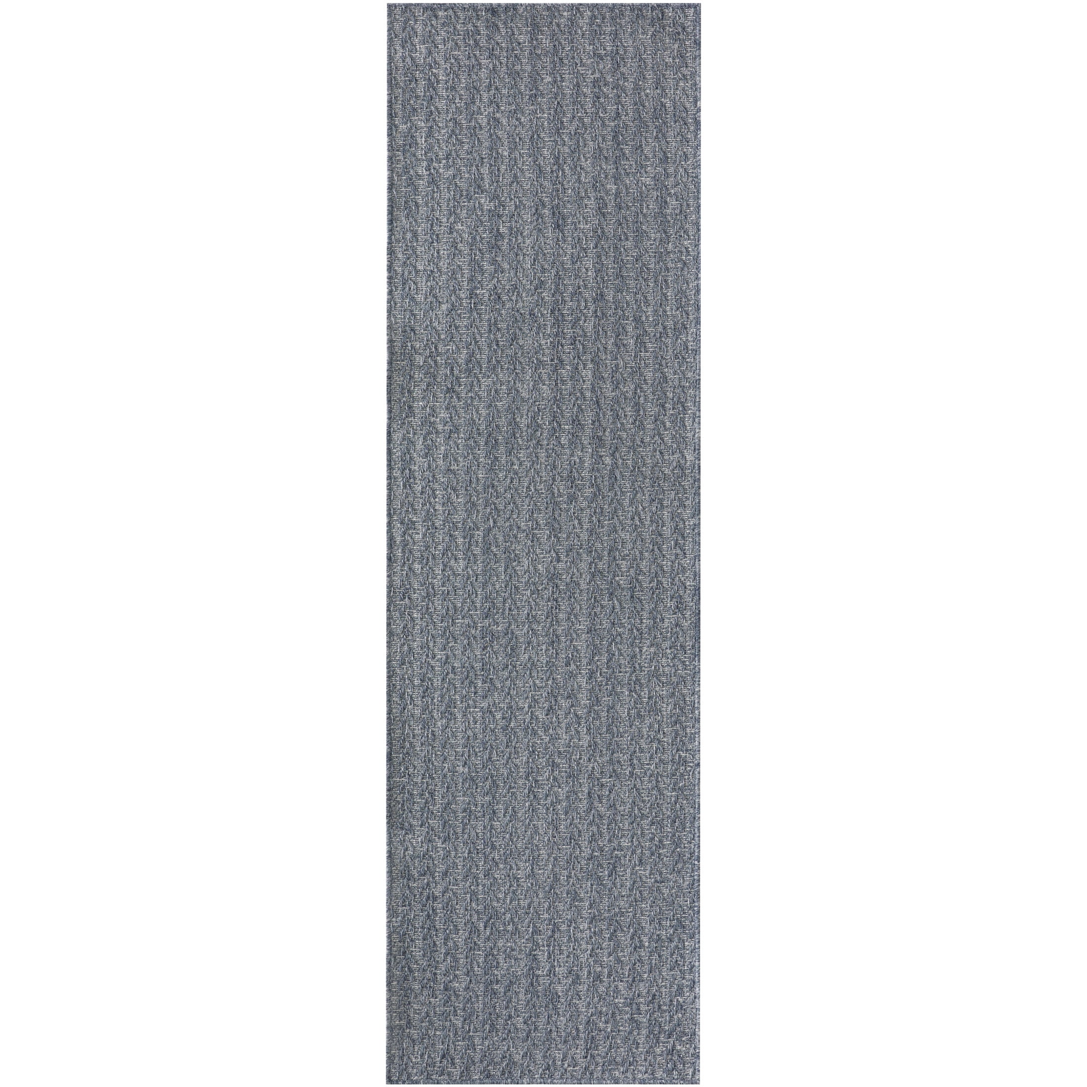 Nourison Tulum 2'2" x 10' Denim Outdoor Rug