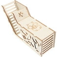 thumbnail image 3 of Guinea Pig Hideout House with Ramp Hedgehog Squirrel Habitat Small Animal Hut Hamster Hideout, 3 of 7