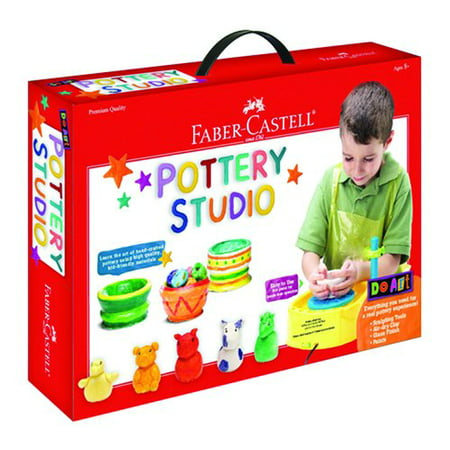 faber-castell do art pottery studio, pottery wheel kit for
