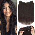 thumbnail image 1 of Extensiones de cabello Halo Rich Choices, 100% cabello humano Remy, 30 cm, 1 of 8