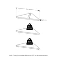 thumbnail image 3 of Furinno ROSSI Triangle Corner Floating Shelves in Wall Mount Display Set of 3, 3 of 6