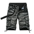 thumbnail image 2 of Bermuda Cargo Shorts for Men 2026 Summer Fashion Casual Relaxed Fit Distressed Shorts with Pockets Streetwear, 2 of 5