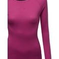 thumbnail image 3 of FashionOutfit Women's Basic Solid Round Neck Long Sleeves Sweatshirt, 3 of 3