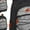 Heather Gray & Black Pack, variant on 24 pack 18 Inch Multipocket Dual Zipper Bungee Cord Backpacks Gym, Travel, Commuting in Blues & Grays Pack