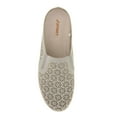 thumbnail image 4 of Jsport Ladies' Floral Mule Easy Slip Comfy Contoured Lightweight Shoe (Taupe, 6), 4 of 7