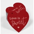 thumbnail image 2 of Inkdotpot Real Rose Gold Foil Love Is Sweet Wedding Tag Favor Hang Paper Tag 100 Pieces, 2 of 8