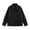 Black, variant on Women's Fall Boyfriend Faux Suede Leather Jacket Casual Midi Long Button Down Collared Shacket Coat with Flap Pockets Burgundy
