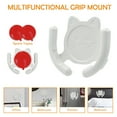 thumbnail image 6 of HOMEFOX Multi-Surface Holder Phone Grip with Strong Adhesive Sticky Gel Pad, White, 3 Count, 6 of 7