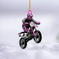 thumbnail image 5 of Personalized Dirt Bike Acrylic Ornament, Dirt Bike Christmas Ornament 2025, Dirt Bike Player Ornament, Dirt Bike Tree Decor, Motocross Dirt Biker Ornaments for Christmas Tree (Style 7) - 3596 (Yellow), 5 of 7
