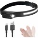thumbnail image 1 of Linterna frontal LED 2 en 1 V2.0, recargable, resistente al agua con sensor de movimiento, USB para niños y adultos, correr, acampar, trotar, caminar, 1 of 4