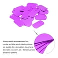 thumbnail image 3 of Aluminum Blank Tags Metal ID Tags Purple for Decoration, Engraving and Stamping, Pack of 25, 3 of 7