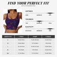 thumbnail image 5 of Uemuo Colorful Snake Pattern Women's Sports Bra - High Impact Support, Breathable, and Comfortable Athletic Bra for Running, Yoga, and Workouts, 5 of 9