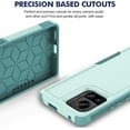 thumbnail image 6 of for Motorola Edge Plus 2023 Case: Dual Layer Protective Heavy Duty Cell Phone Cover Shockproof Rugged with Screen Protector - Military Protection Bumper Tough - Motorola Moto Edge+ Plus 2023, Green, 6 of 15