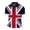 1#Black591, variant on XIAOCHA Mens T Shirt British Themed Union Jack Graphic Short Sleeve Sporty Casual Polo Shirt