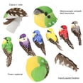 thumbnail image 3 of BLLBOO Artificial Bird - Simulated Bird Colorful Handmade Artificial Simulated Bird Home Garden Wedding Decoration (12Pcs), 3 of 8