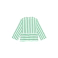 thumbnail image 5 of Yunliwuli Women Basic Tie Front Tops Casual Solid Color/Floral/Stripe Print Long Sleeve Shirt for Club Streetwear, 5 of 6
