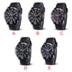 thumbnail image 4 of Sonducket Reloj de cuarzo con superficie de espejo de plástico para hombre, reloj de con carcasa de aleación para deportes de negocios, hebilla Relojes Azul Sonducket AP004695-05, 4 of 6