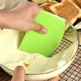 thumbnail image 4 of Farfi Cake Scraper Food Grade Not Sticky Flexible Cake Cream Spatula Dough Cutter Kitchen Gadget Accessories for Pastries (White), 4 of 13