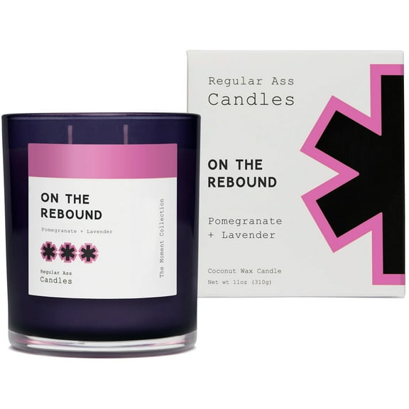 On the Rebound Candle, Pomegranate   Lavender