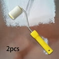 thumbnail image 4 of GUOOL 2 Pieces Mini Paint Roller Mini Roller Cover Refills for Wall DIY Stenciling 5cmx26cm, 4 of 6