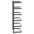 thumbnail image 2 of vidaXL Towel Rack Black 24x12x48 cm Steel, 2 of 5
