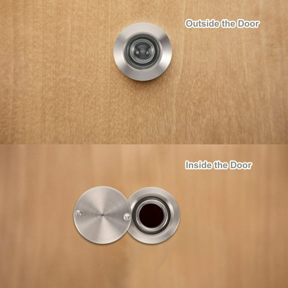 Raindrops Security Door Peephole Viewer Heavy Duty Privacy Peephole Front Doors Peephole Wide Angle Viewer for Home Office and Hotel