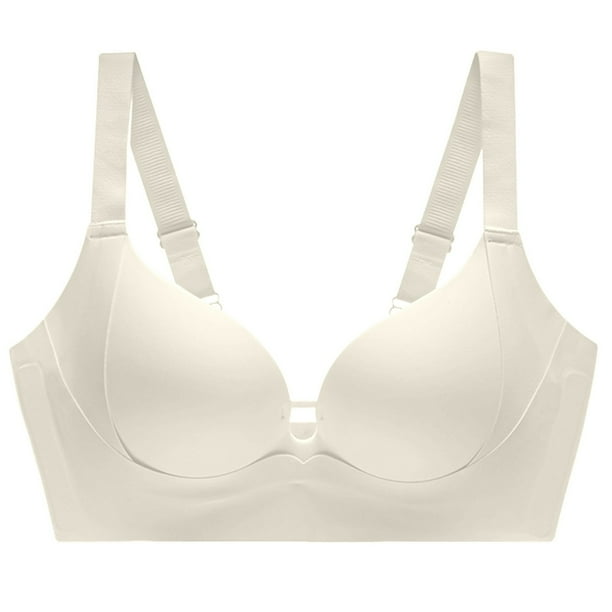 Brasier Tela de Mantequilla Tela de Mantequilla Sujetador Cómodo sin Costuras para Mujer, Inalámbrico, Suave, para Uso Diario, Camiseta, Ropa Interior Ligera y Transpirable Mediana