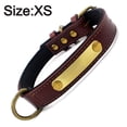 thumbnail image 2 of Collar de perro de cuero resistente para perros pequeños, medianos, grandes y extra grandes., 2 of 5