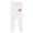 White, variant on successthop Women Sweatpants Fleece Pants with Pockets Heart ELastic Waist Sportpants Lightweight Trousers Black