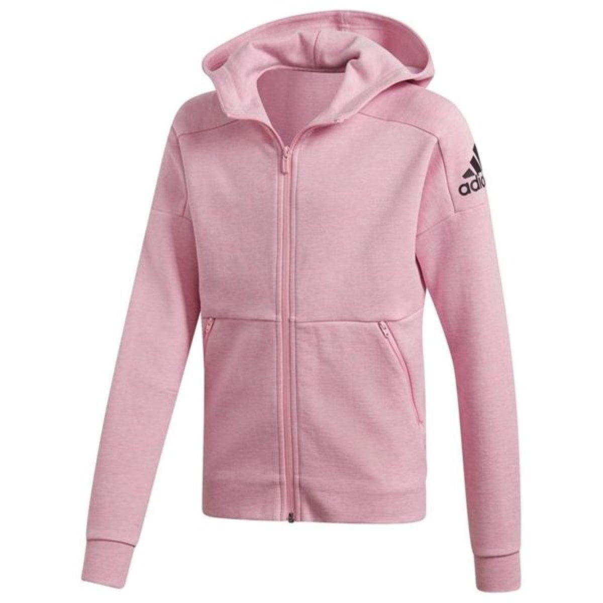 adidas girl jacket pink