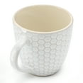 thumbnail image 3 of Elama Honeycomb 6 Piece 15 Ounce Mug Set in White, 3 of 6