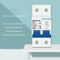 thumbnail image 2 of facefd Maison 2P DC Tension Disjoncteur Solaire Universel Sensible Équipement de Protection Circuits Protecteurs Accessoire 2P 10A 500V DC 2P 20A 500V DC, 2 of 6