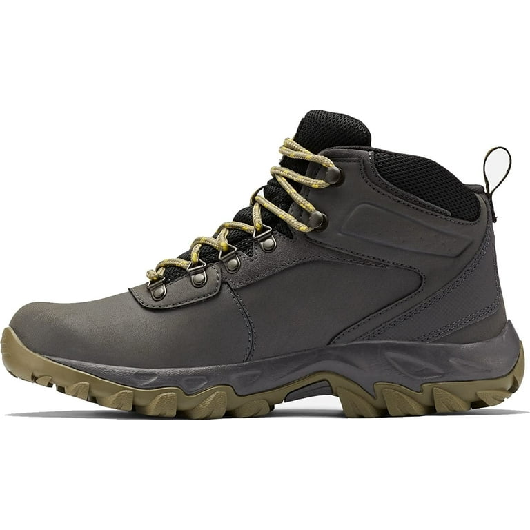 Columbia Mens Newton Ridge Plus Ii Waterproof Hiking Boot Shoe 13 Dark Grey Stone Green Walmart