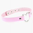 thumbnail image 1 of Collar con banda para el cuello en forma de corazón de melocotón de cuero PU con forma de corazón de Harajuku punk de moda con cuatro botones y borde transfronterizo, 1 of 6