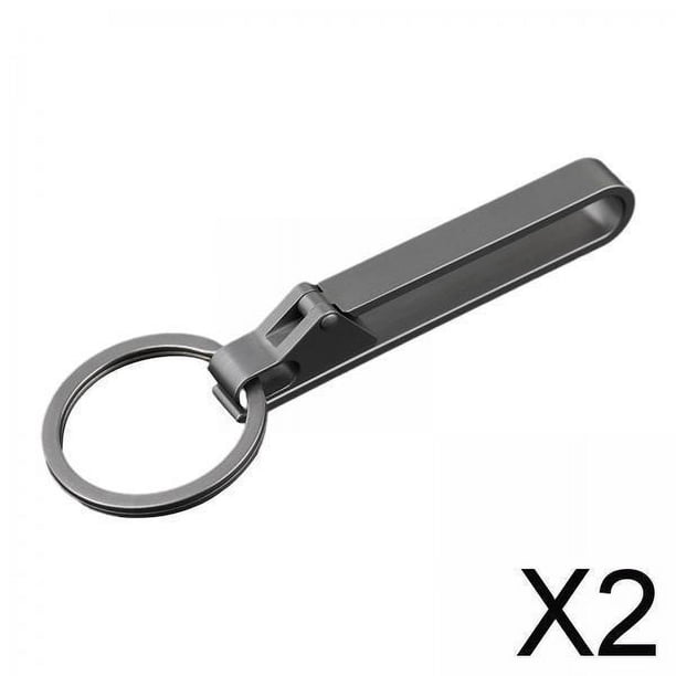 Clip para cinturón,Clip para cinturón de aleación de titanio Clip para cinturón Gancho para llave,Llavero con trabilla para cinturón y clip para llavero con hebilla,Hebilla para llave de