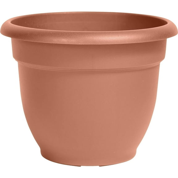 Bloem Ariana Plant Planter - Self-Watering, Round, Red - 8"