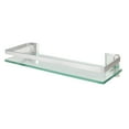 thumbnail image 1 of Tempered Glass Shelf with Aluminium Rail | 1 Tier | M&W, 1 of 5