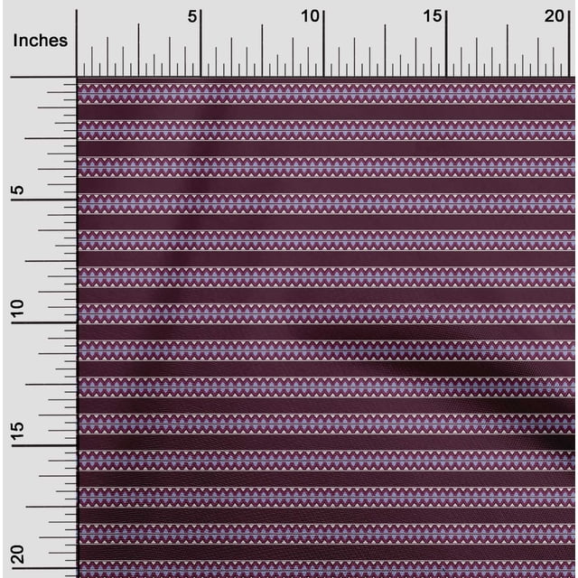 oneOone Polyester Lycra Wine Fabric Geometric Artistic Craft Projects Decor Fabric Printed By The Yard 56 Inch Wide