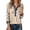 Khaki, variant on HCYSFG Womens Color Block Sweater Notch Neck Long Sleeve Button Placket Ribbed Texture Relaxed Fit Fall Pullover Knit Tops
