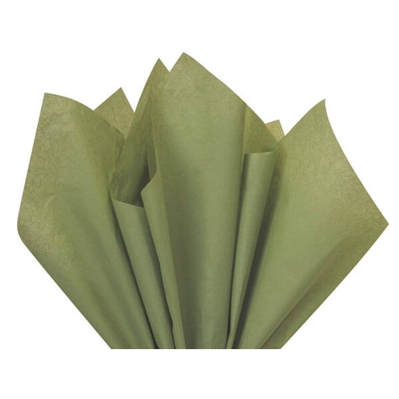 Kelly Green Tissue Paper Squares, 24 Sheets, Feronia Packaging, Large 20x30 Inch