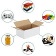 thumbnail image 2 of 25 pack 10x6x4 inch Shipping Boxes – White Corrugated Gift Boxes for Small Business & Party Packaging, 2 of 7